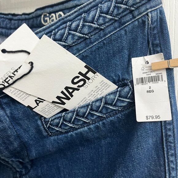 NWT GAP Original Flare Mid Rise 26 R - Picture 5 of 7